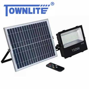 Solar led flood light  150w with remote control 