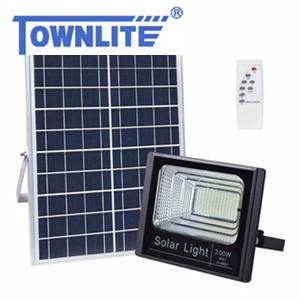 Solar led flood light  200w with remote control