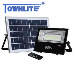 Solar led flood light  60w with remote control 